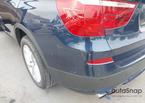 2013 BMW X3 xDrive28I from USA, damaged, VIN 5UXWX9C50D0A27899